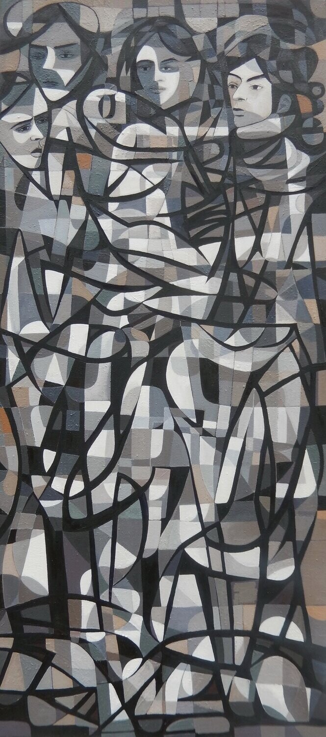 Gerau  نور به عنوان فرم با خاکستری   // size: ca. 90 x 200 x 3 cm,