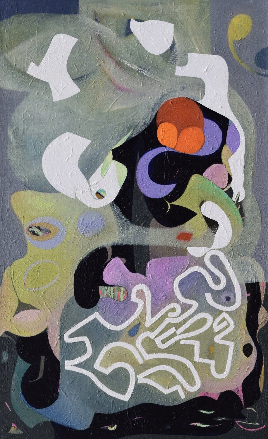 Gerau , Abstract  Paintings خاکستری   // Size: ca.. 80 x 120 x 2 cm