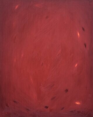 Rote Welt , Oil // size : ca. 80 x 100 x 2 cm