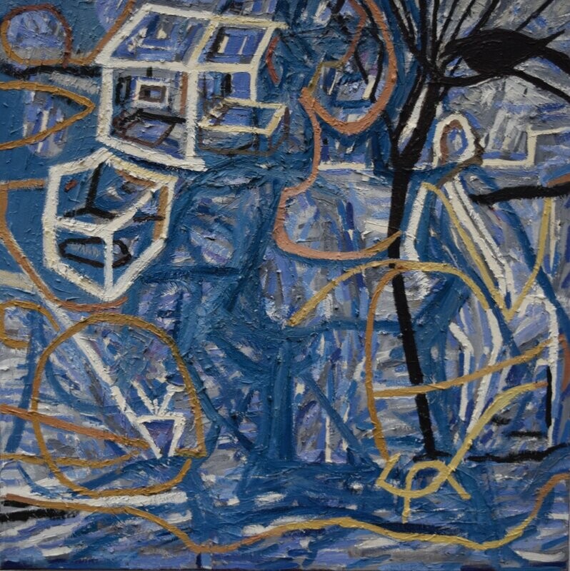 Oil Paintings Abstract / Oil on canvas with wooden frame // Size: ca.. 60 x 60 x 2 cm Oil Paintings Abstract / Oil on canvas with wooden frame // Size: ca.. 60 x 60 x 2 cm