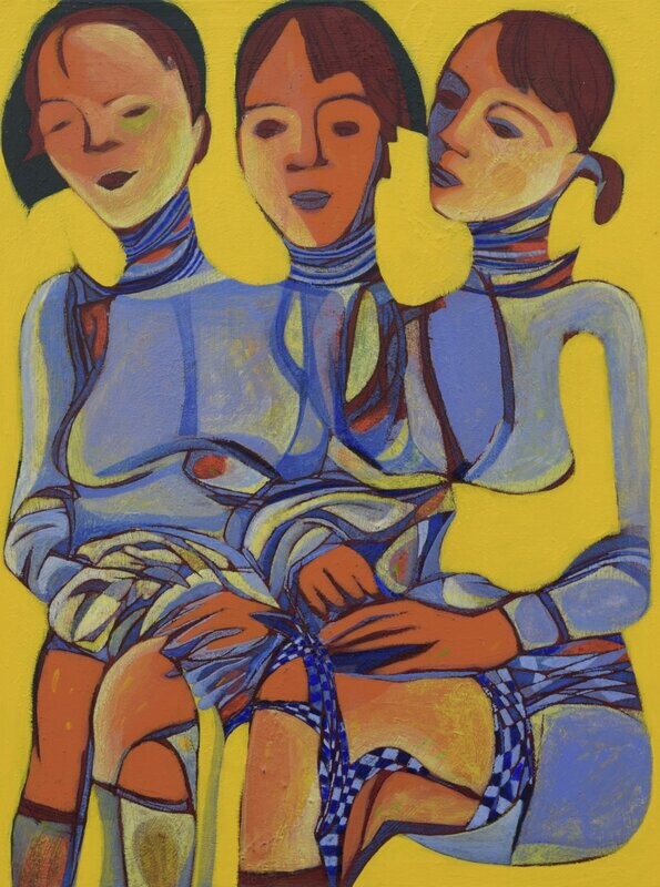 Museumsinsel - Acryilc Painting // Size : ca. 50 x 70 x 2 cm, Museumsinsel - Acryilc Painting // Size : ca. 50 x 70 x 2 cm,