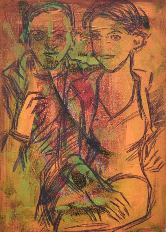 Museumsinsel - Acryilc Painting // Size : ca. 50 x 70 x 2 cm, Museumsinsel - Acryilc Painting // Size : ca. 50 x 70 x 2 cm,