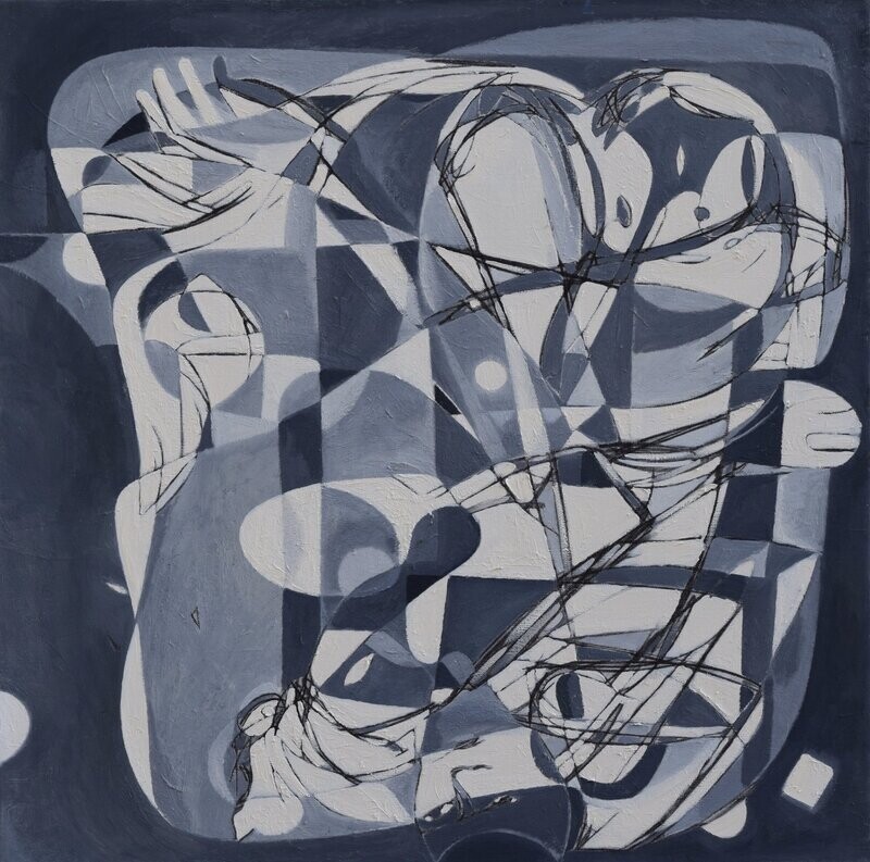 City, Oil on the canvas. / Figurative , Light as Form // size : ca. 80 x 80 x 2 cm, City, Oil on the canvas. / Figurative , Light as Form // size : ca. 80 x 80 x 2 cm,