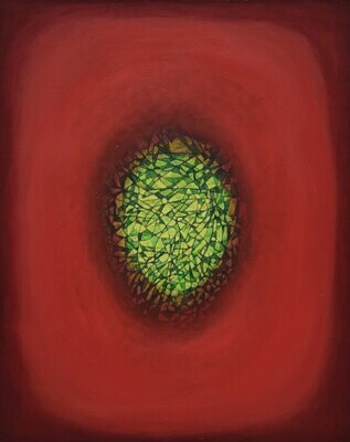 Rote Welt // Size : ca. 80 x 100 x 2 cm,