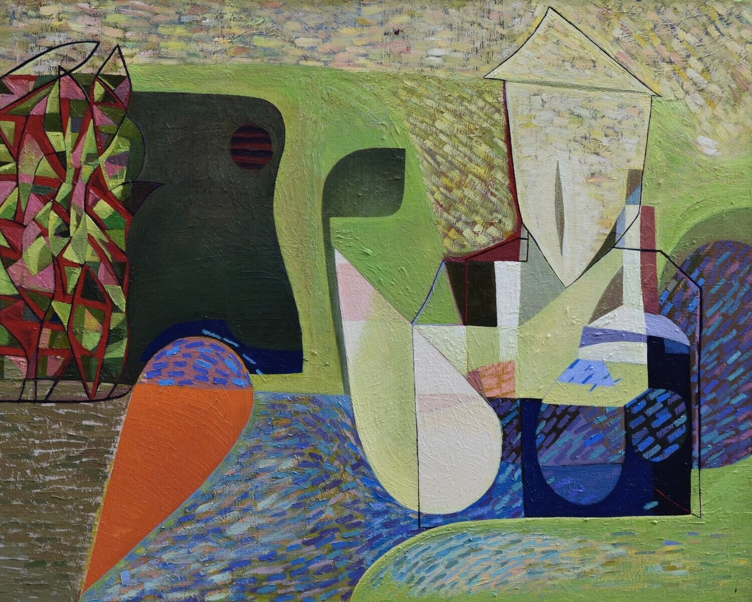 Collage, original / print on handmade paper with acrylic on canvas // Size : ca. 45 x 60  x 4 cm