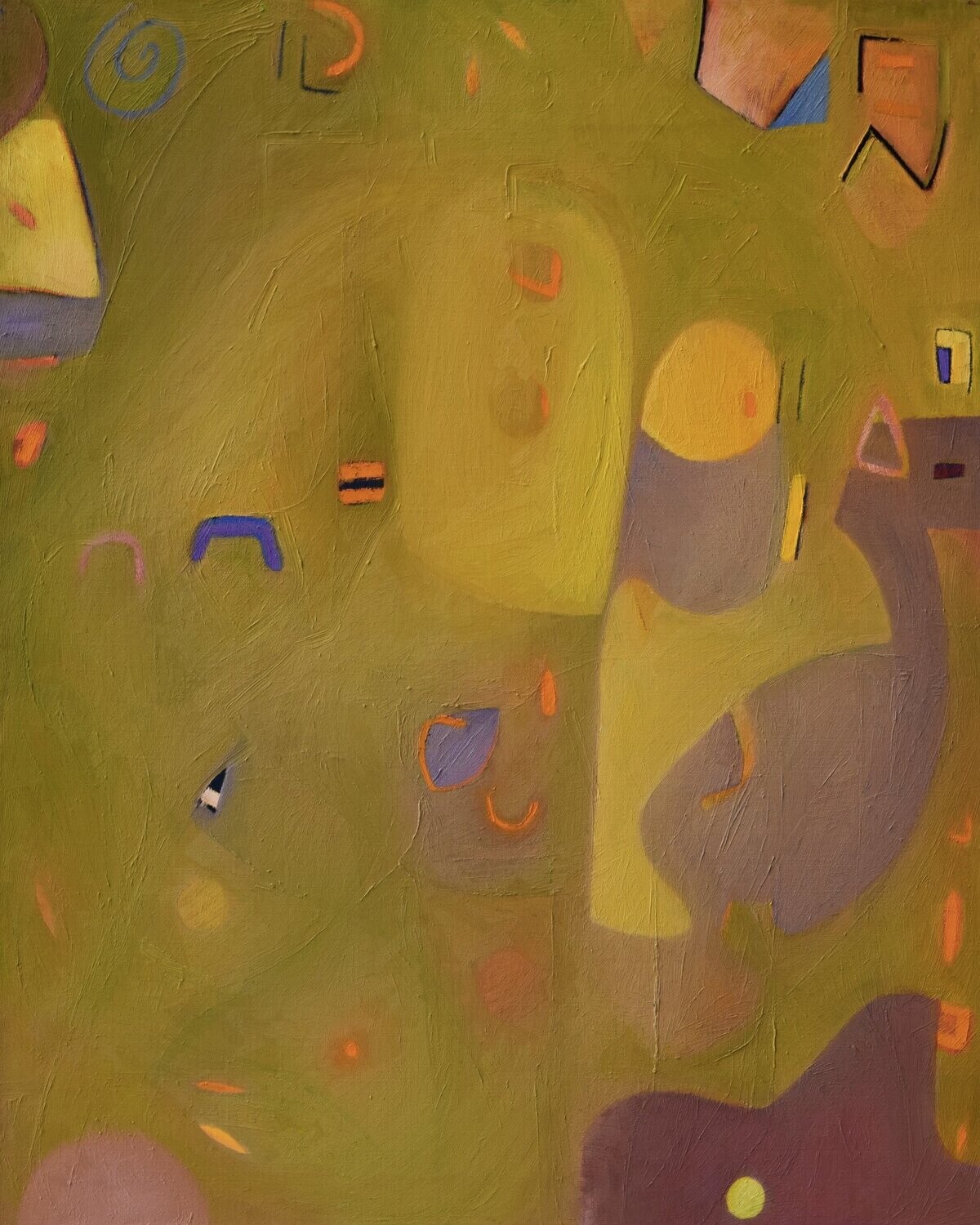 Oil , Abstract  Paintings  // Size: ca.. 80 x 100 x 4 cm