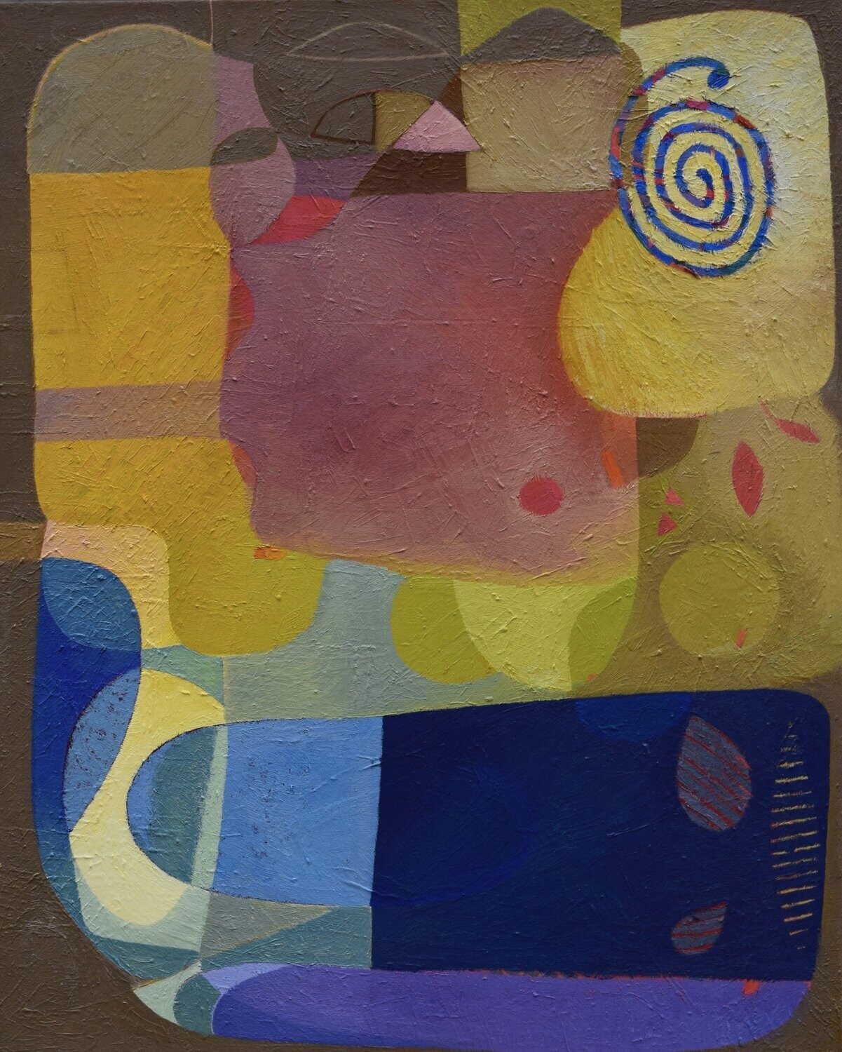 Oil Painting / Light as form Abstract  // Size: ca.. 80 x 100 x 2 cm