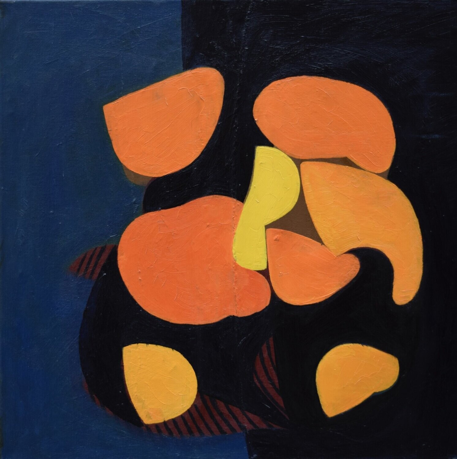 Oil  Paintings  Abstract   / Oil  on canvas with wooden frame // Size: ca.. 60 x 60 x 2 cm