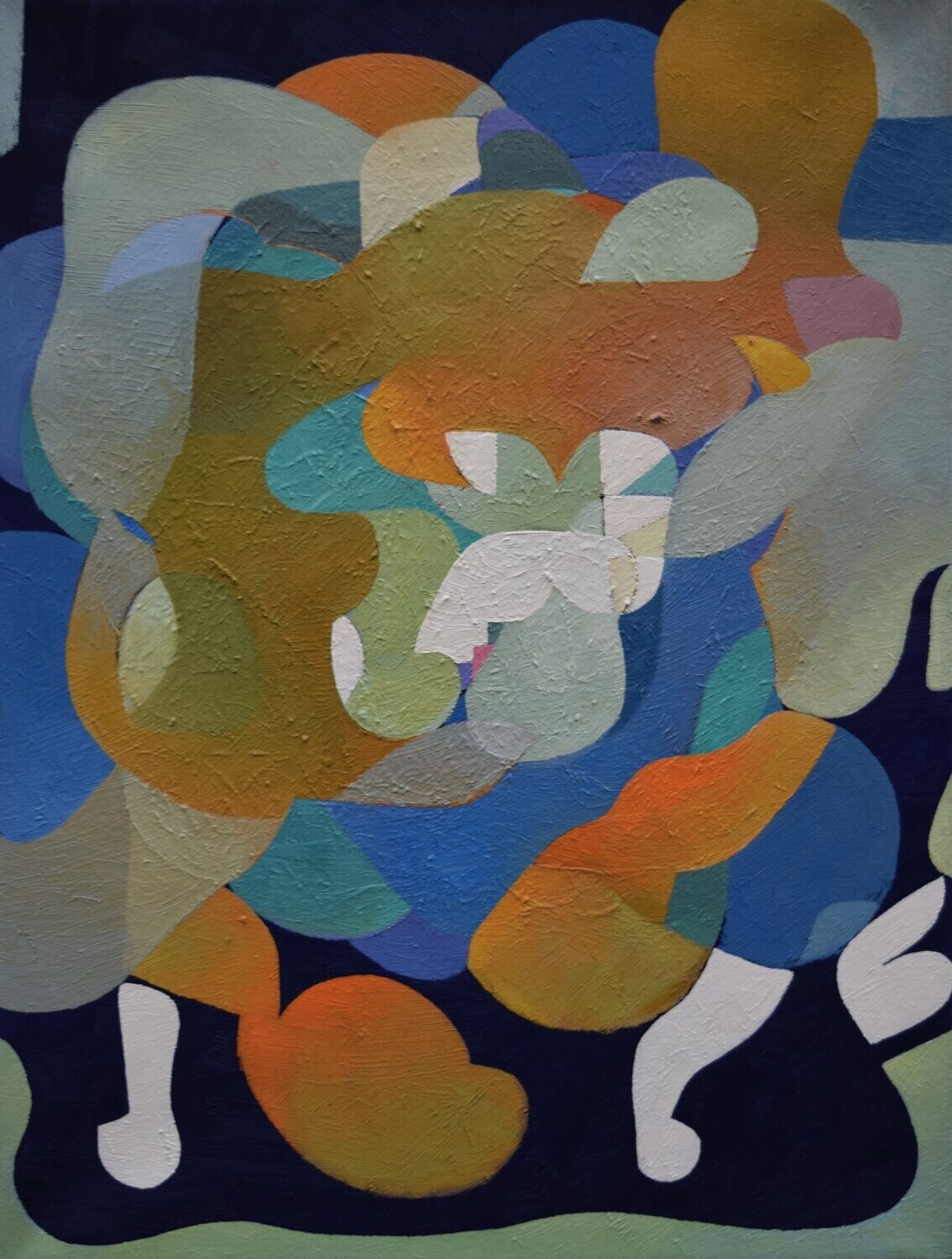 Oil  Paintings  Abstract   / Oil  on canvas with wooden frame // Size: ca.. 50 x 70 x 2 cm