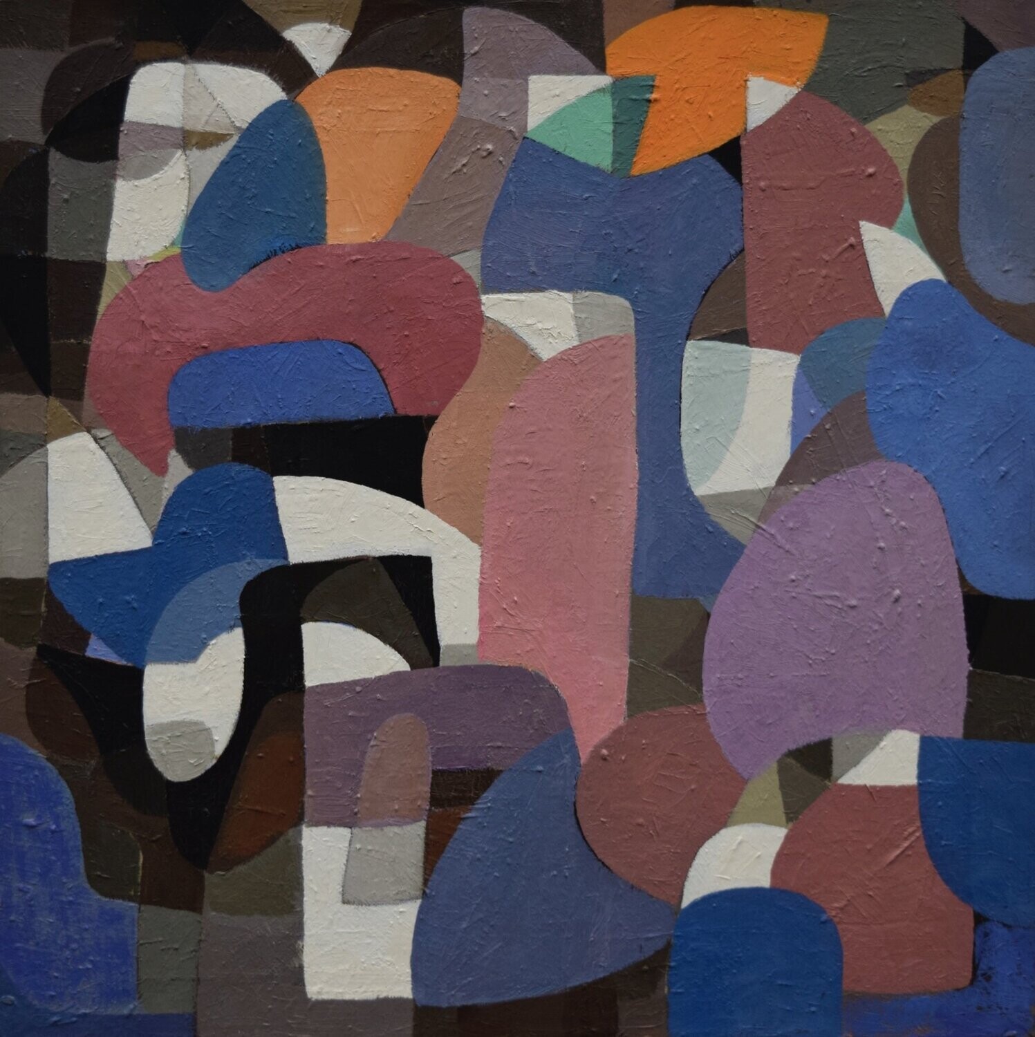 Oil  Paintings  Abstract   / Oil  on canvas with wooden frame // Size: ca.. 60 x 60 x 2 cm