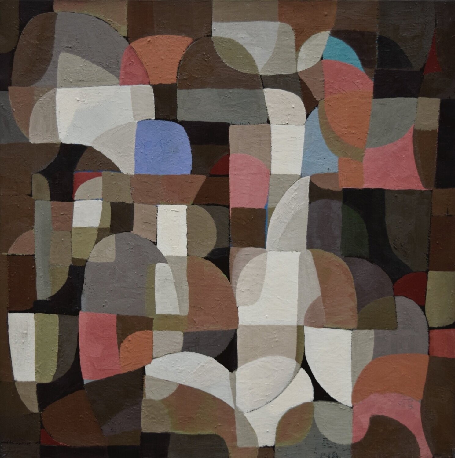 Oil  Paintings  Abstract   / Oil  on canvas with wooden frame // Size: ca.. 60 x 60 x 2 cm