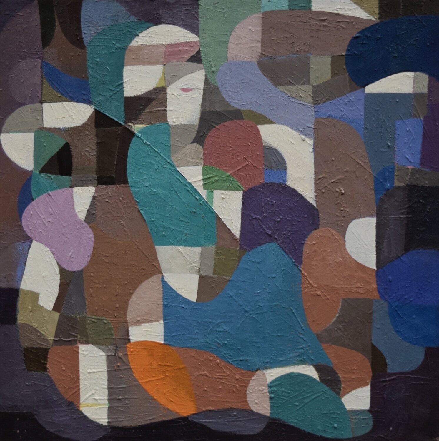 Oil  Paintings  Abstract   / Oil  on canvas with wooden frame // Size: ca.. 60 x 60 x 2 cm