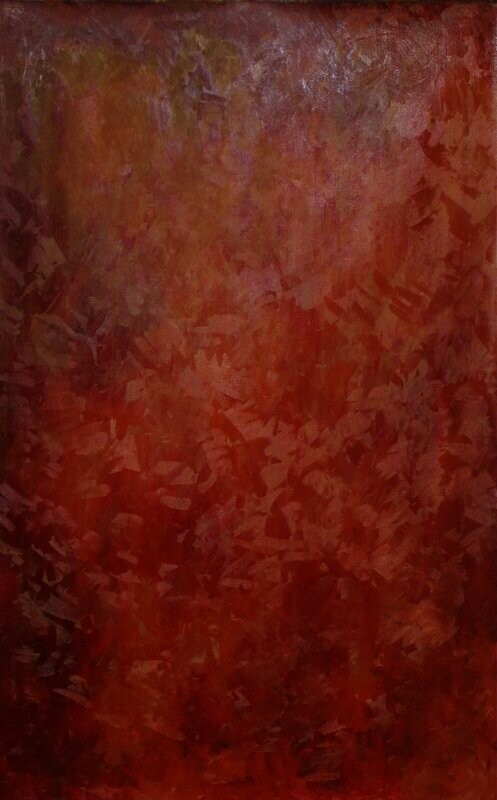 Red world , Oil on canvas with wooden frame // size : ca. 120 x 200 x 4 cm, Red world , Oil on canvas with wooden frame // size : ca. 120 x 200 x 4 cm,