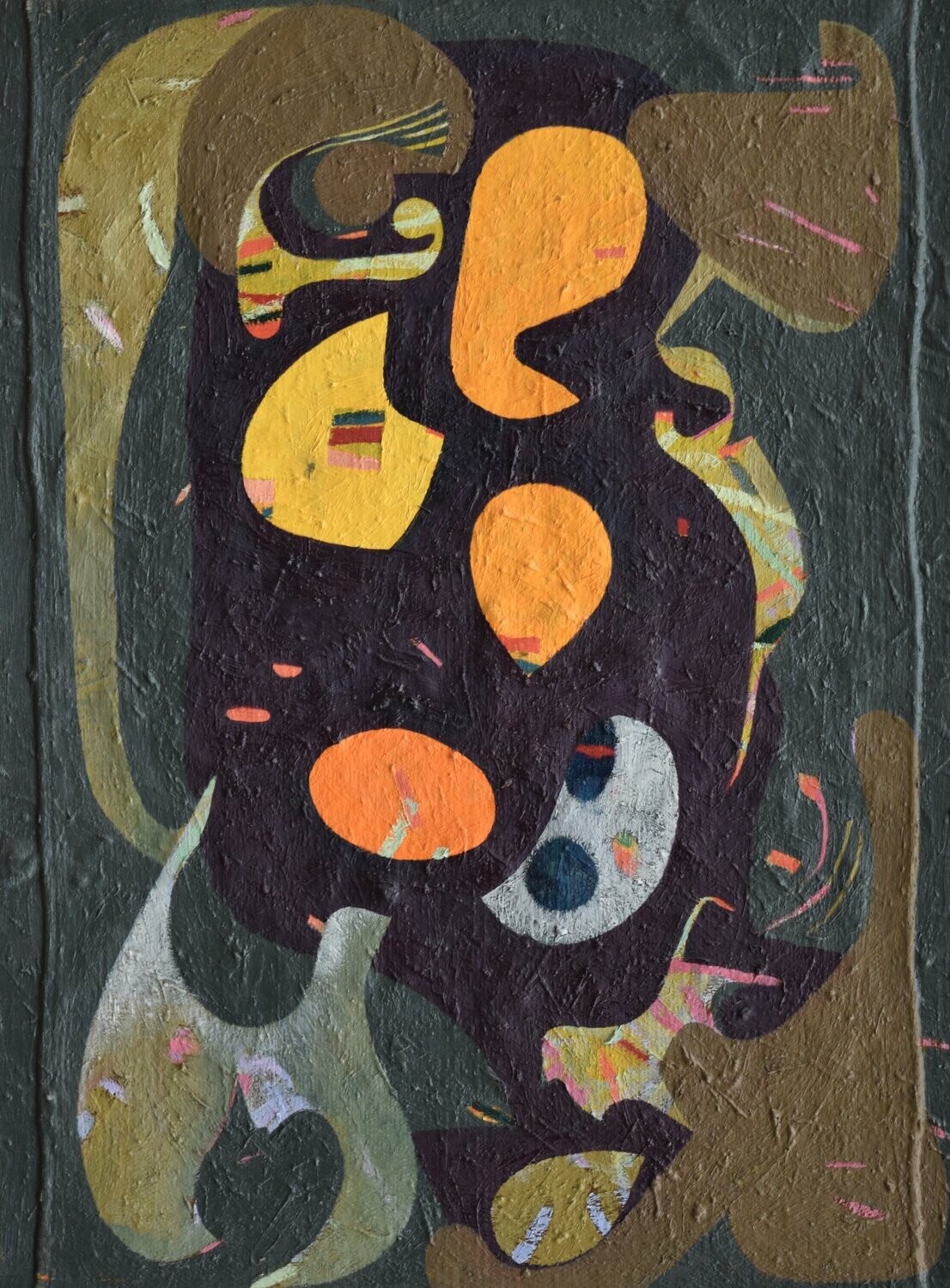 Oil  Paintings  Abstract   / Oil  on canvas with wooden frame // Size: ca.. 50 x 70 x 2 cm