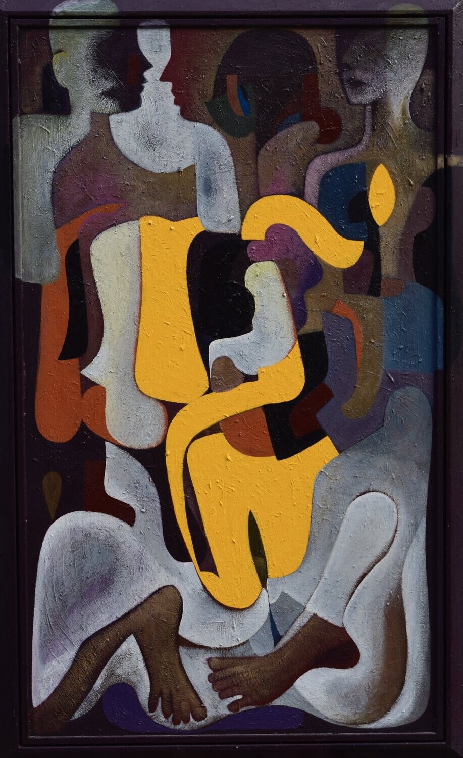 Oil Painting / Light as form  / Size : ca. 80 x 120 x 2 cm,