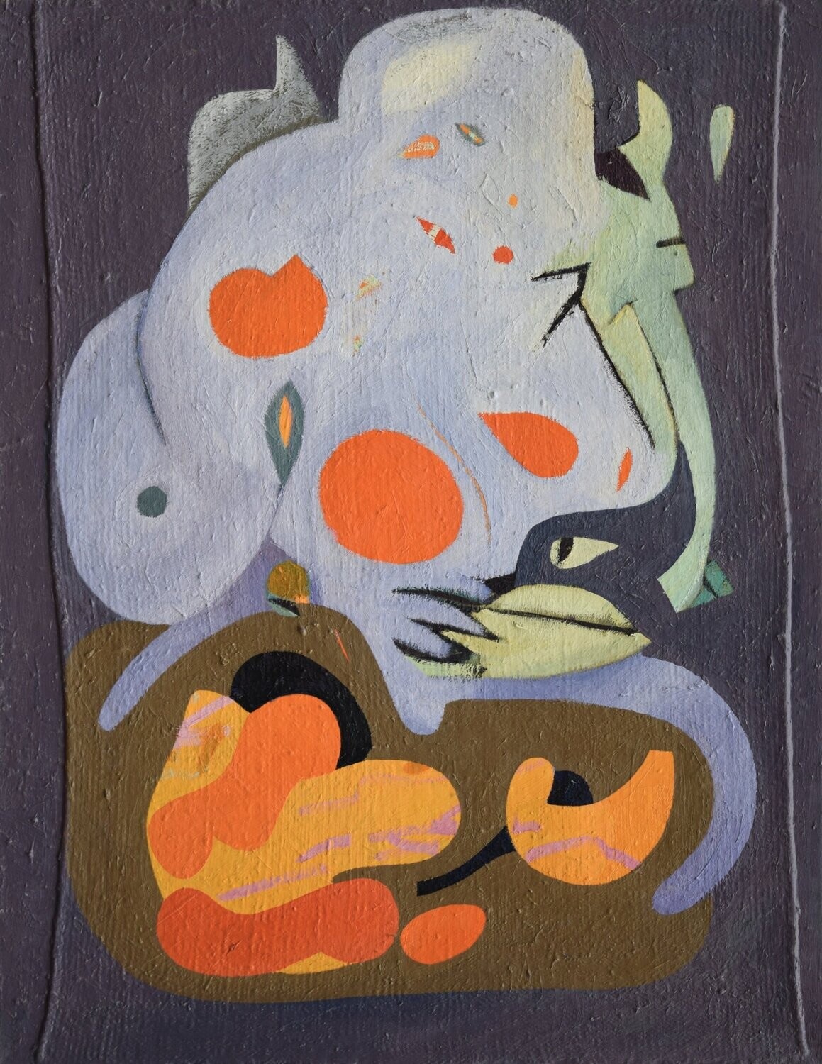 Oil  Paintings  Abstract   / Oil  on canvas with wooden frame //Size  : ca. 50 x 70 x 2 cm,