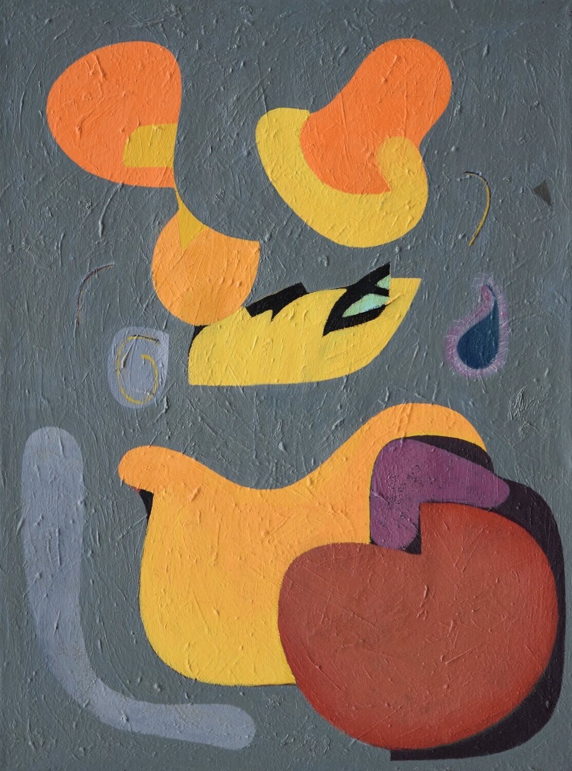 Oil  Paintings  Abstract   / Oil  on canvas with wooden frame // Size: ca.. 60 x 60 x 2 cm