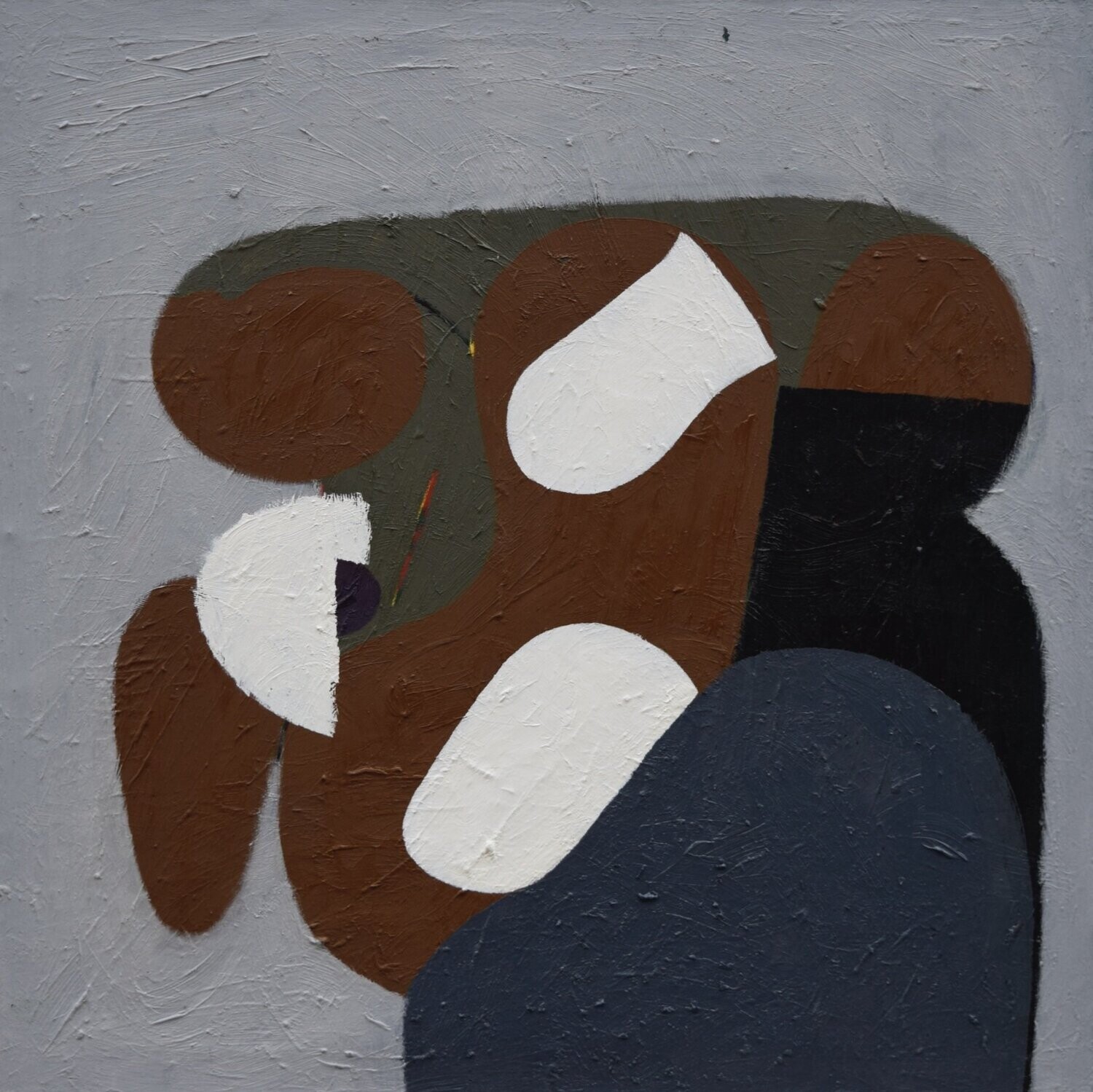 Oil Painting /  Size: ca. 50 x 50 x 2 cm,