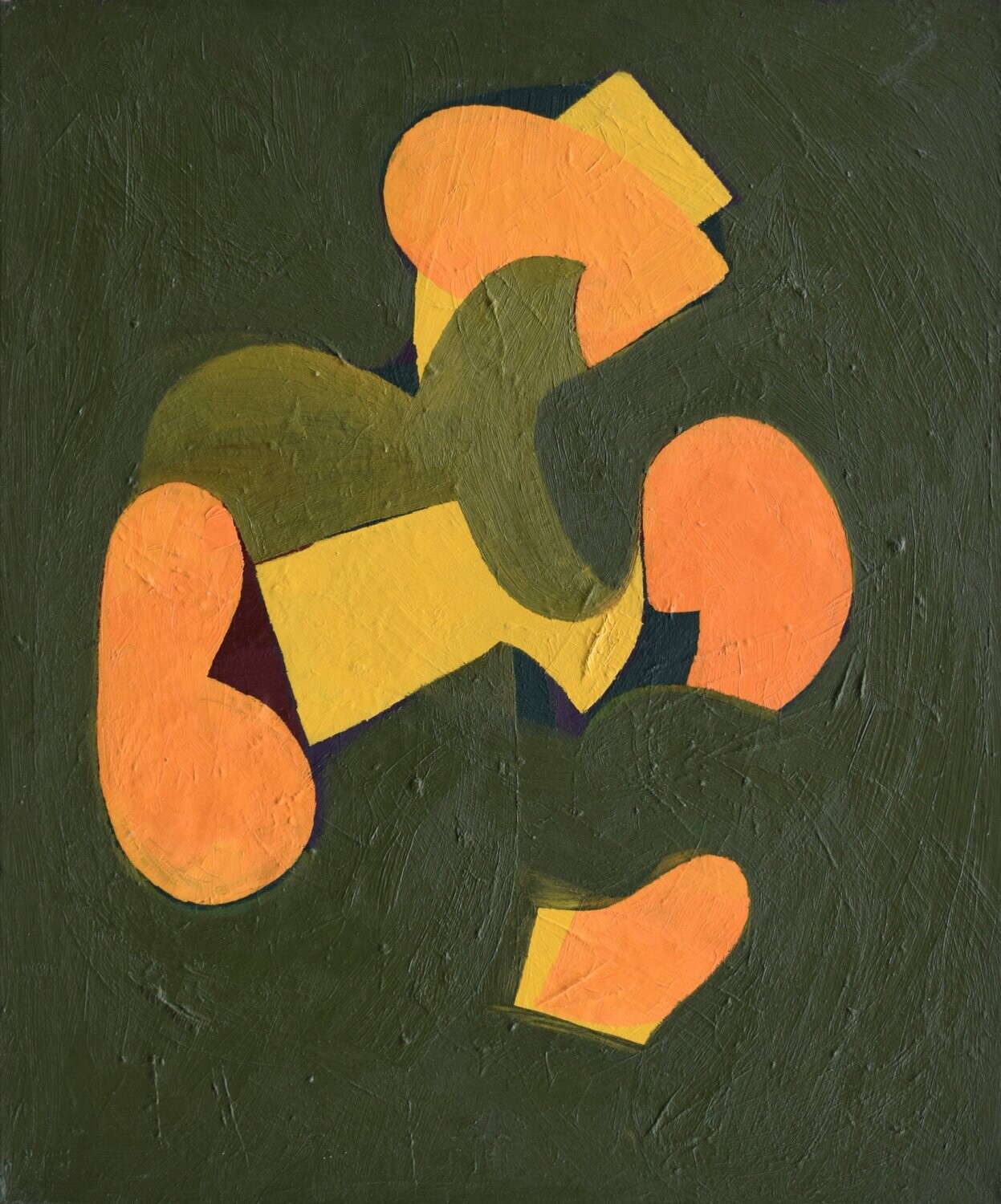 Oil Painting / Light as form Abstract  نقاشی آزاد, ابستراکت  / Size: ca.. 50 x 60 x 2 cm