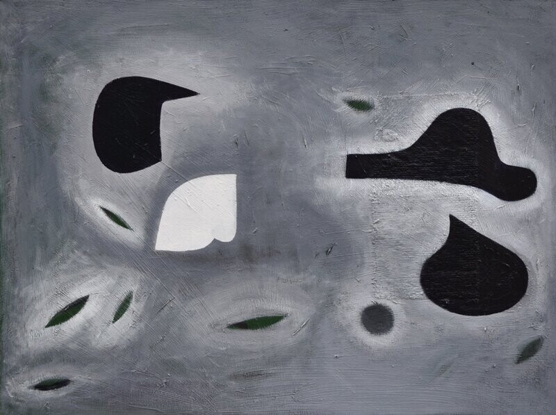 Oil / Gerau نور به عنوان فرم با خاکستری // Size: ca.. 40 x 50 x 4 cm Oil / Gerau نور به عنوان فرم با خاکستری // Size: ca.. 40 x 50 x 4 cm