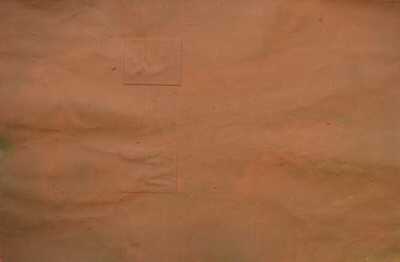 Collage: Acrylic & Pigment - paper with Canvas on a wooden frame / / Size: ca.. 50 x 70 x 4 cm Collage: Acrylic & Pigment - paper with Canvas on a wooden frame / / Size: ca.. 50 x 70 x 4 cm