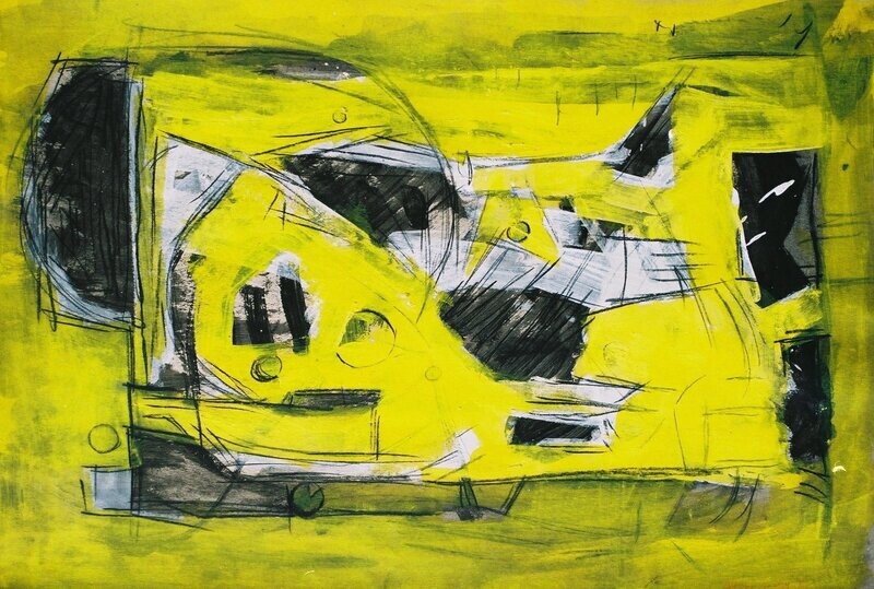 Pigment & Acryilc on Paper collaged on the canvas.- Figurative , Light as Form // Size: ca.. 50 x 70 x 4 cm Pigment & Acryilc on Paper collaged on the canvas.- Figurative , Light as Form // Size: ca.. 50 x 70 x 4 cm