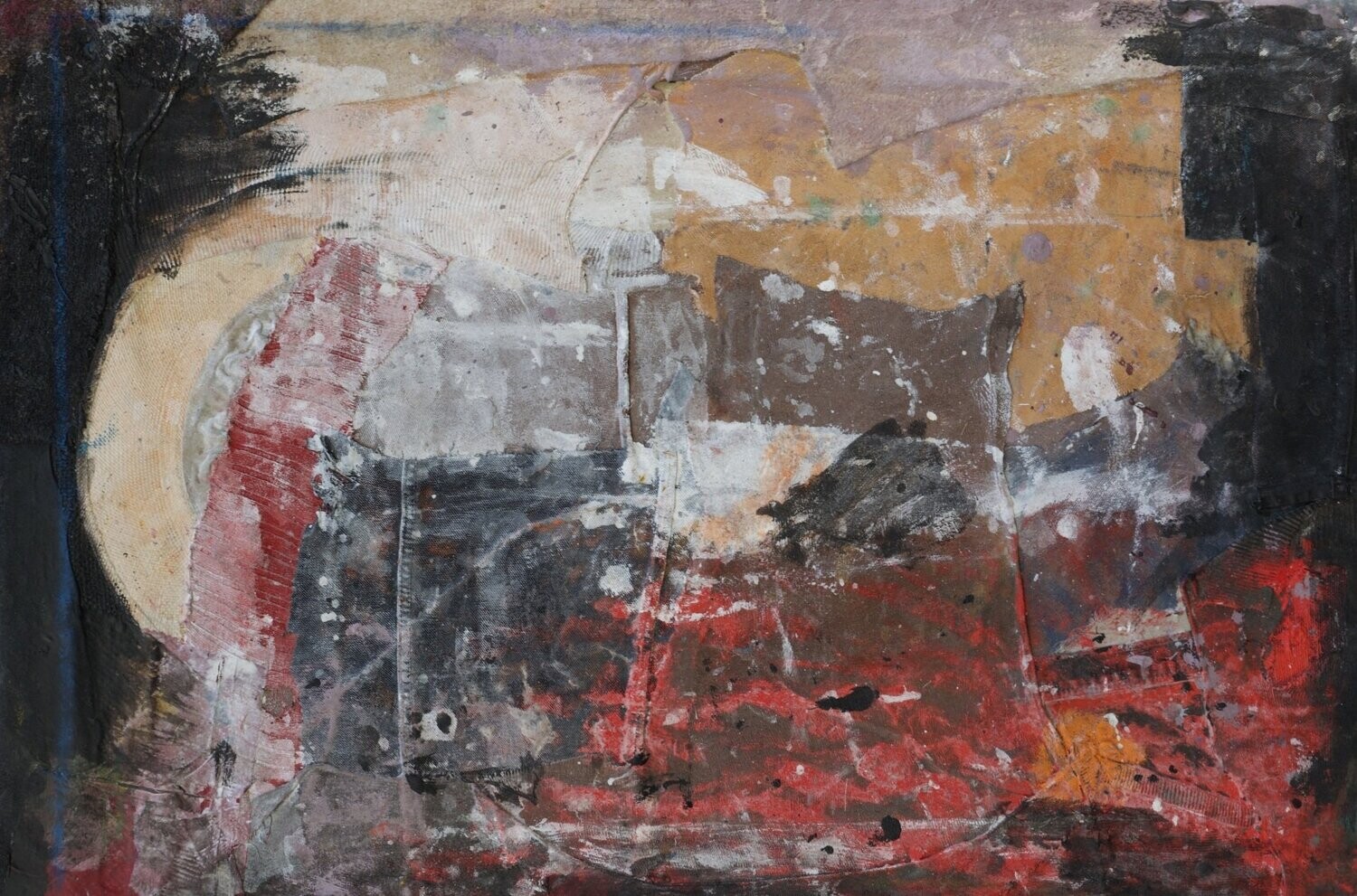 Collage, Clothes // Size : ca.50 x 80 x 2 cm,