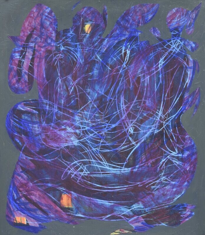 Pigment & Acryilc on Paper collaged on the canvas.- Figurative , Light as Form / / Size : ca. 70 x 80 x 4 cm, Pigment & Acryilc on Paper collaged on the canvas.- Figurative , Light as Form / / Size : ca. 70 x 80 x 4 cm,