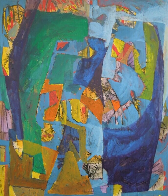 Collage, original / print on handmade paper with acrylic on canvas // Size : ca. 70 x 80 cm Collage, original / print on handmade paper with acrylic on canvas // Size : ca. 70 x 80 cm