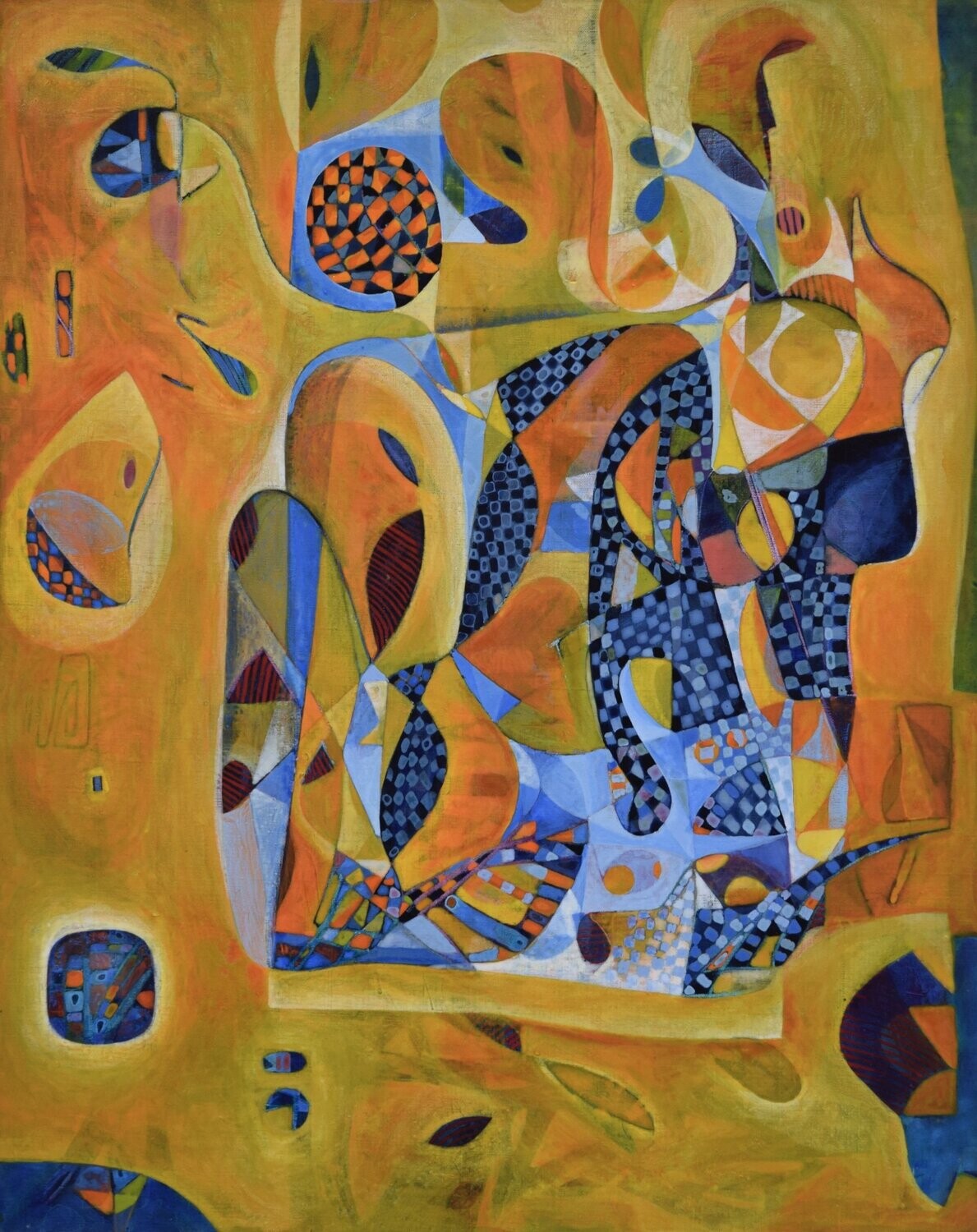 Acrylic Painting / Light as form Abstract  Painting  // Size: ca.. 80 x 100 x 2 cm