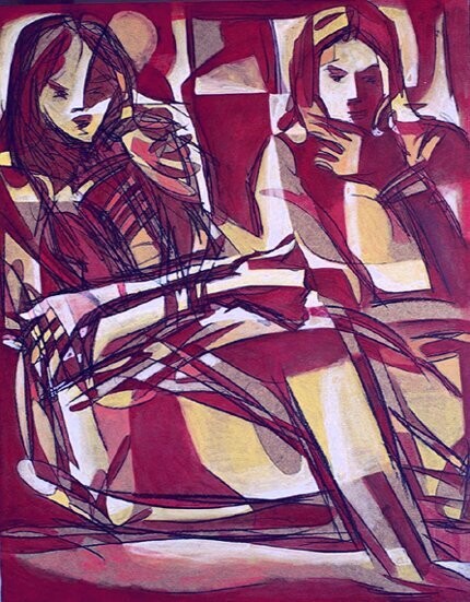 Collage wood & canvas / Acryilc on wood on canvas / Figurative , Light as Form // Size: ca.. 80 x 100 x 4 cm Collage wood & canvas / Acryilc on wood on canvas / Figurative , Light as Form // Size: ca.. 80 x 100 x 4 cm