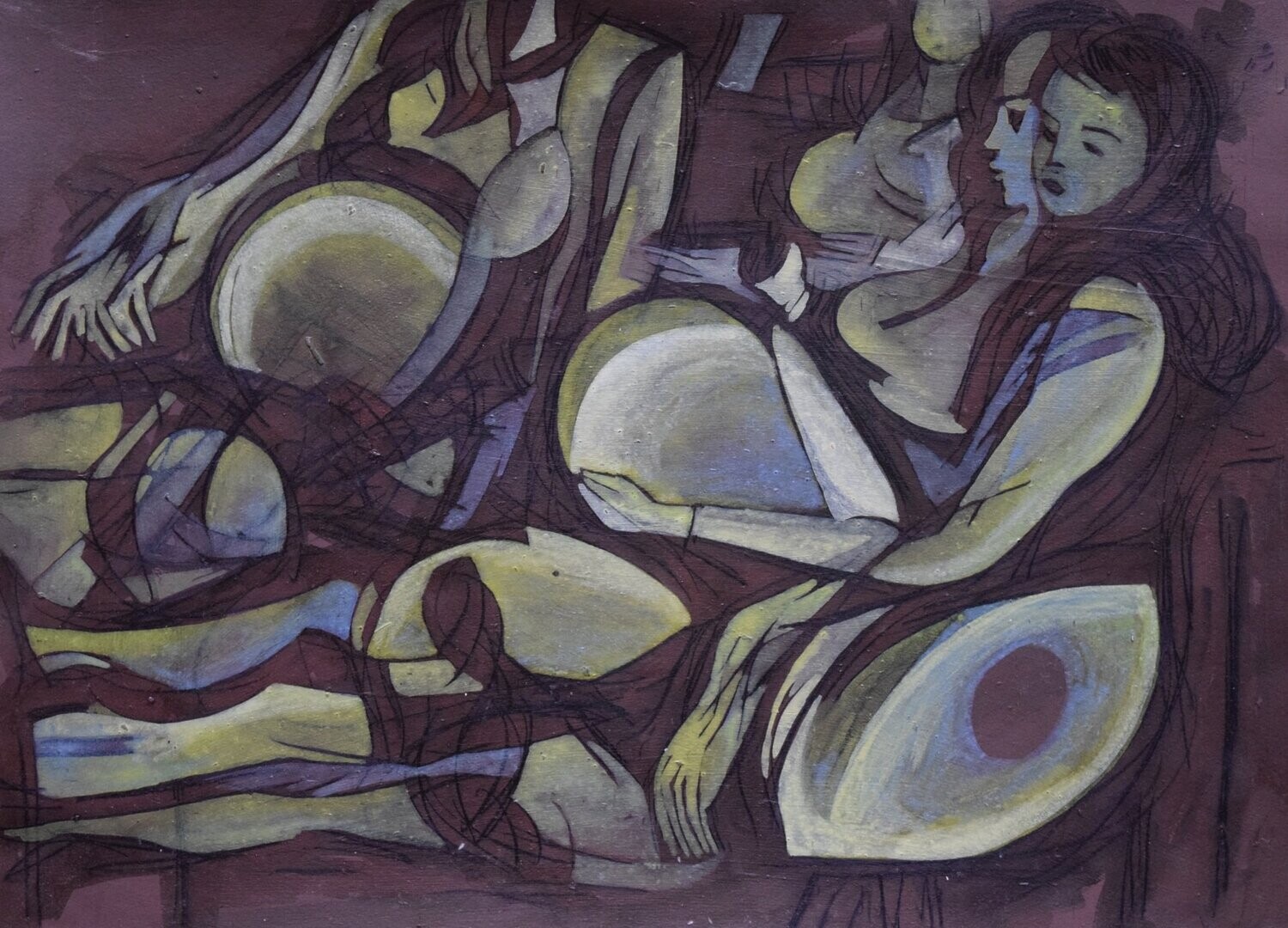 collage, acrylic on paper/ Canvas // Size: ca.. 50 x 60 x 4 cm collage, acrylic on paper/ Canvas // Size: ca.. 50 x 60 x 4 cm