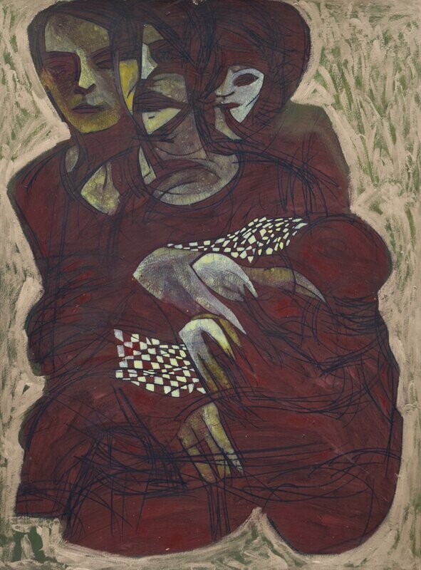 Collage: pigment on paper and canvas/ Size: ca.. 50 x 70 x 4 cm Collage: pigment on paper and canvas/ Size: ca.. 50 x 70 x 4 cm