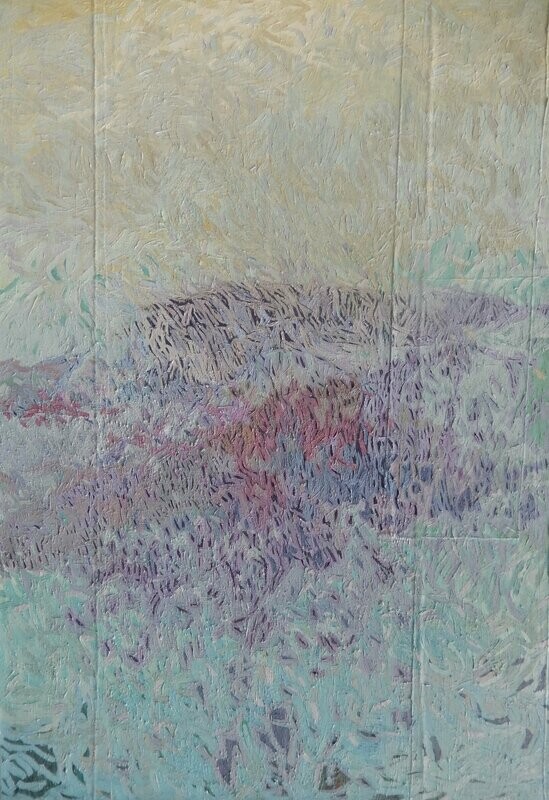 Carolin , Landscape  / Oil on canvas. // size : ca. 110 x 160 x 2 cm