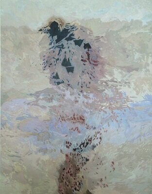 Carolin /Oil on canvas.//Size: ca. 145 x 185 x 2 cm