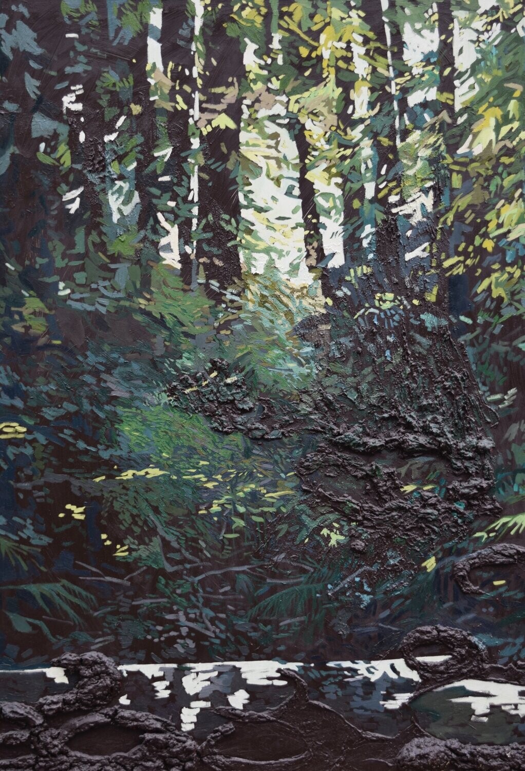 Carolin , Landscape​  //Size : ca. 110 x 180 x 2 cm,