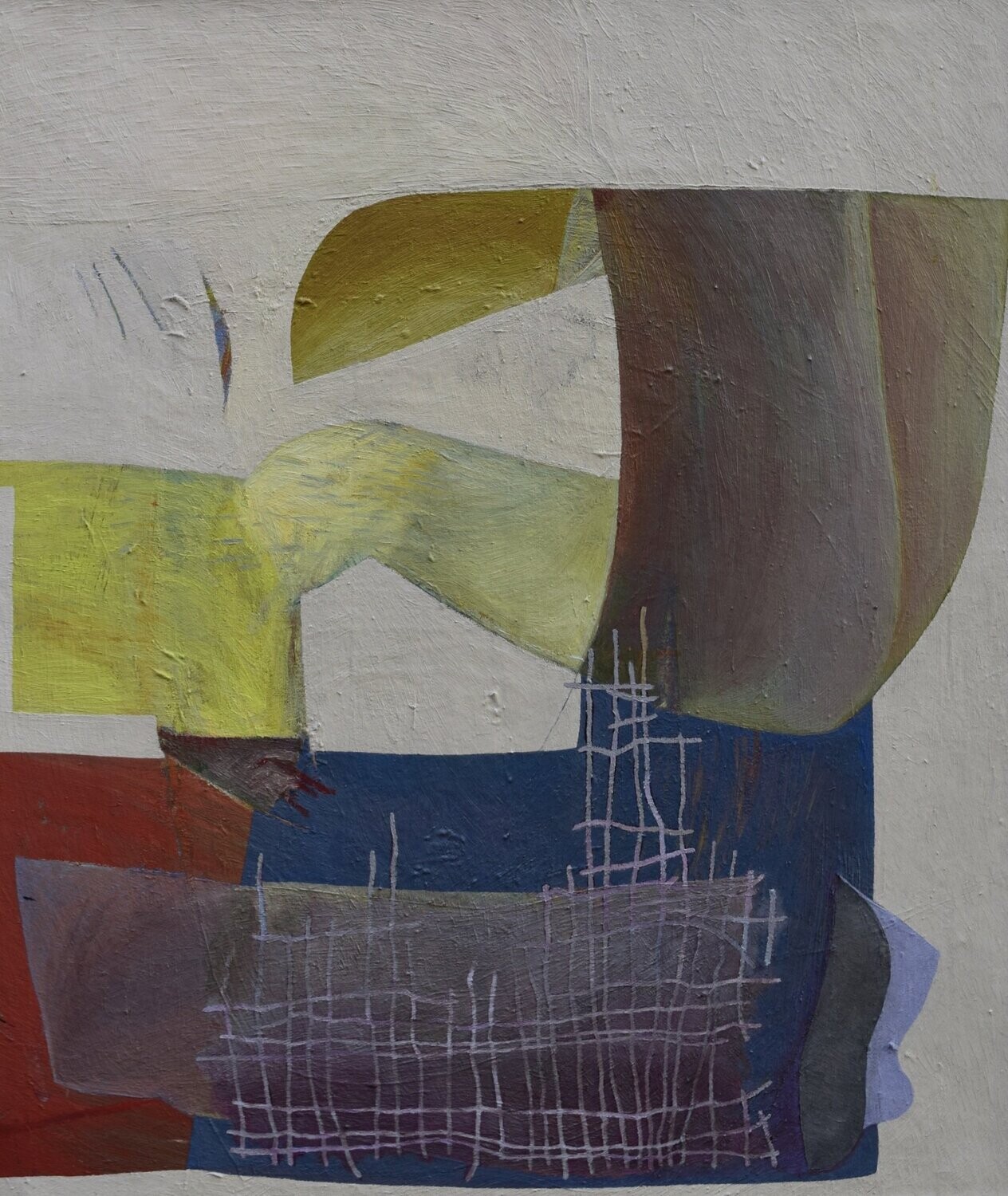 Carolin   , Oil Painting  // size : ca. 100 x 100 x 2 cm,