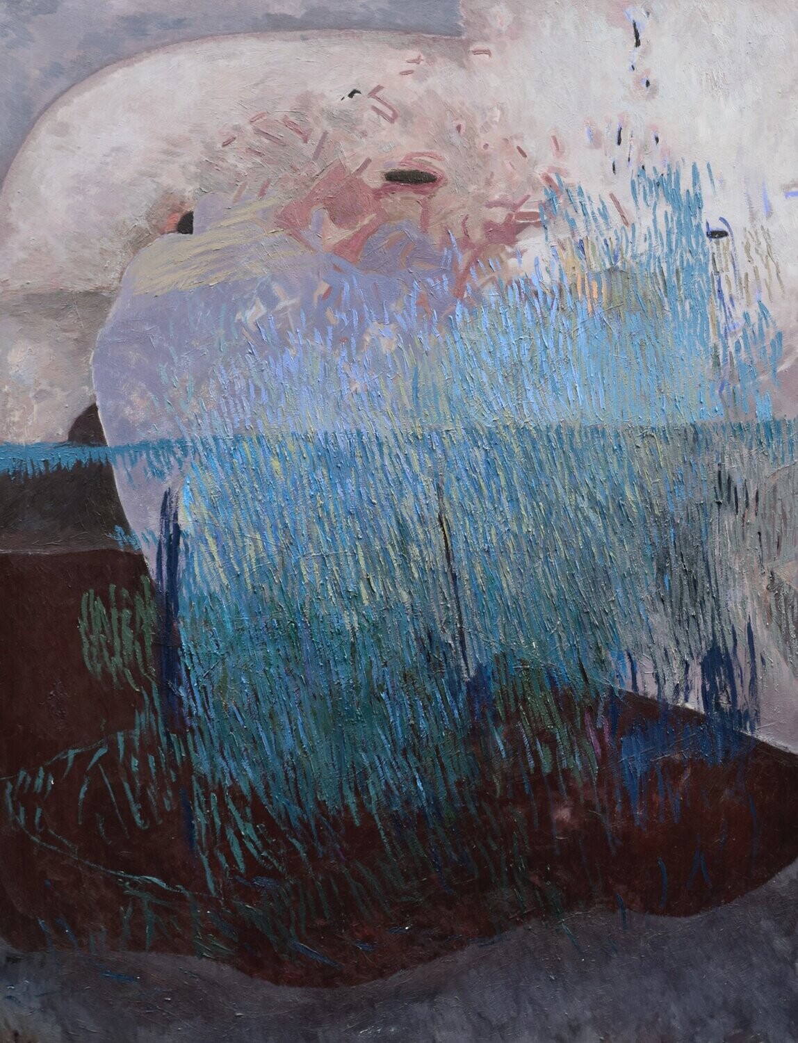 Carolin , Oil // size : ca. 90 x 120 x 4 cm,