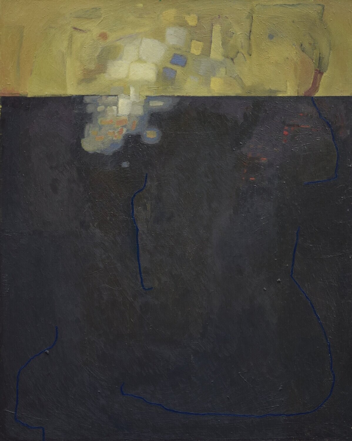 Oil Painting /  Abstract Figurative Painting  // size : ca. 70 x 90 x 2 cm,