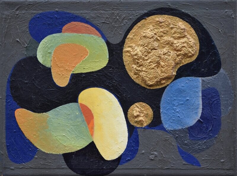 Oil Painting / Light as form Abstract Painting // Size: ca.. 30 x40 x 4 cm Oil Painting / Light as form Abstract Painting // Size: ca.. 30 x40 x 4 cm