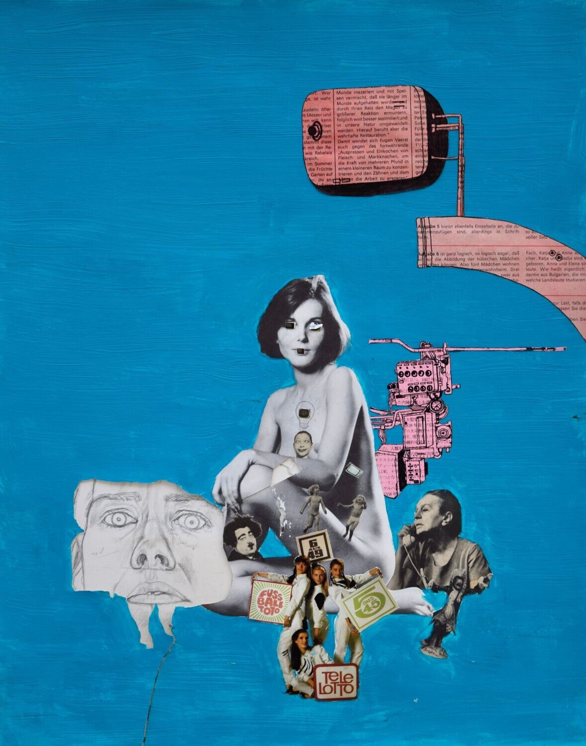 Carolin   Painting // Size : ca. 35 x 50 x 4cm,