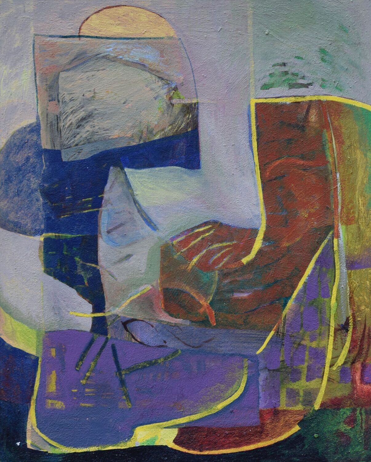 Carolin / Acryilc  Painting  // Size :  ca. 50 x 60 x 2 cm,