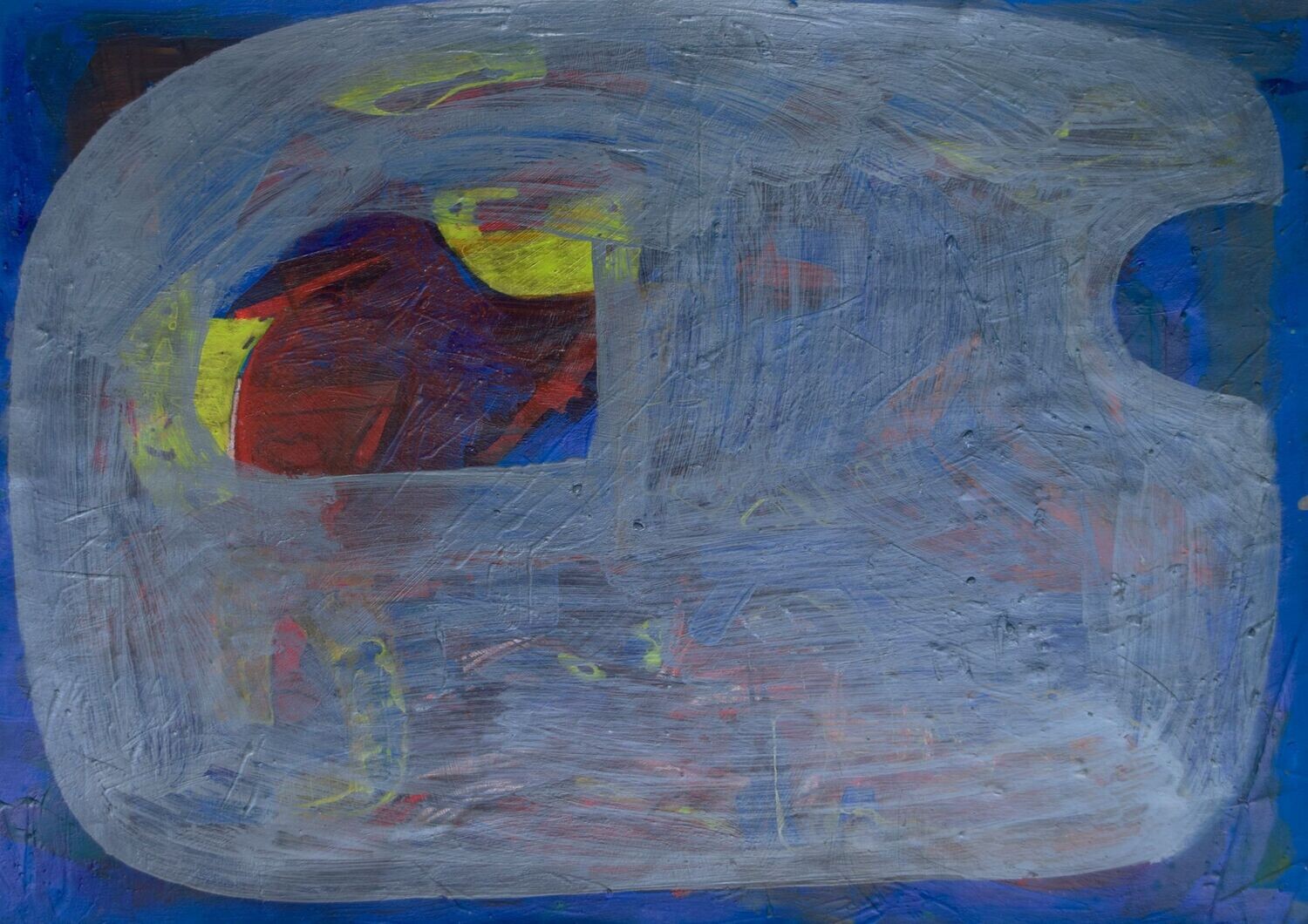 Carolin  /  Acryilc  Painting  // Size :  ca. 50 x 60 x 2 cm,