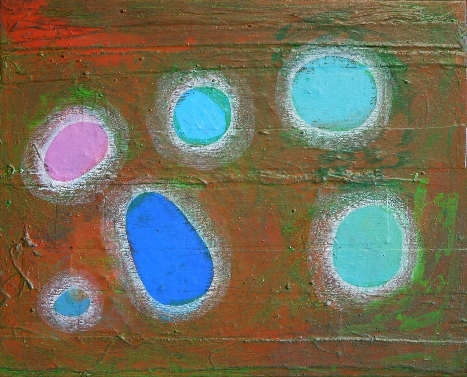 Acrylc / Abstract  Painting  // Size: ca.. 30 x 40 x 2 cm
