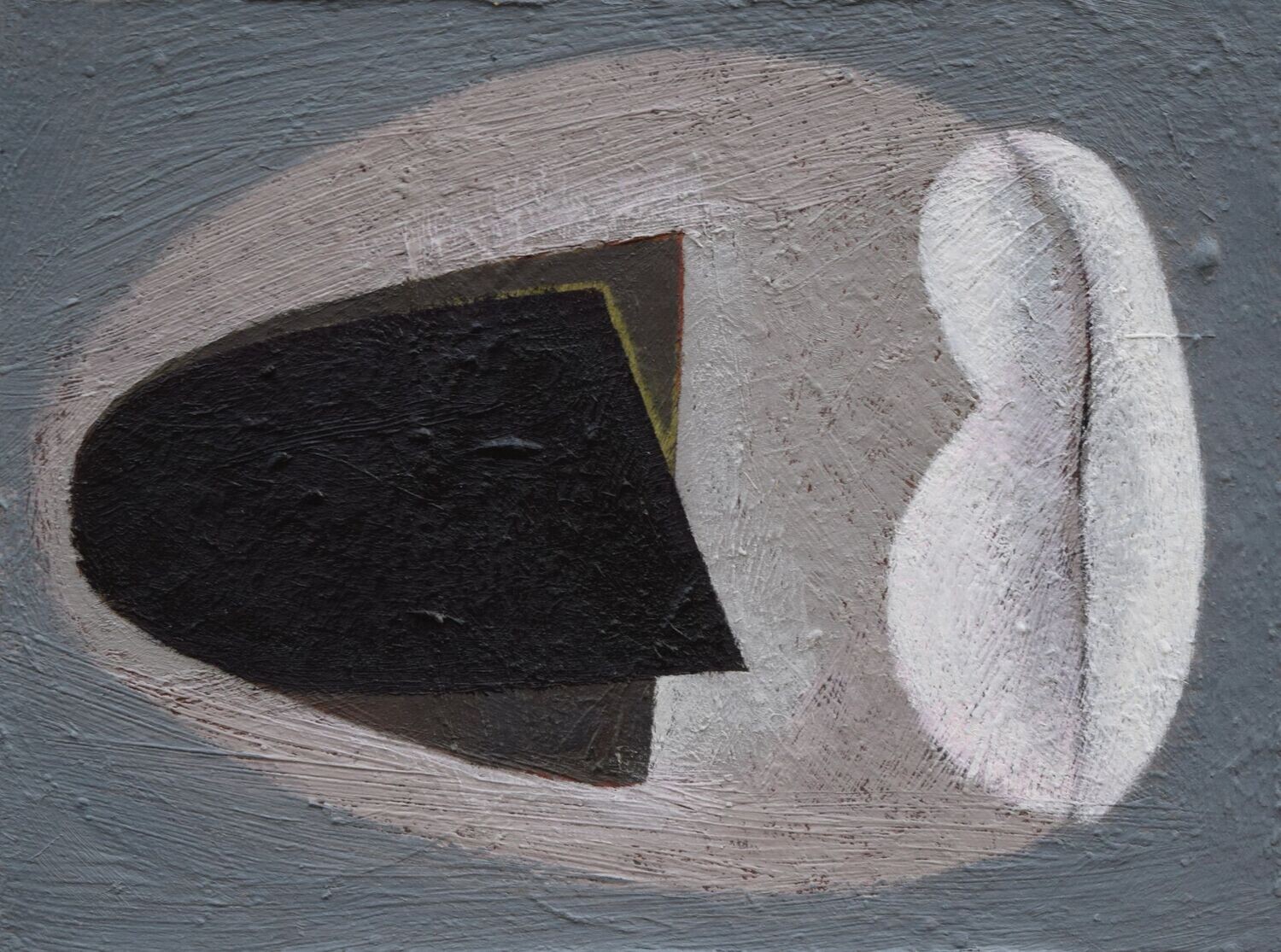 Oil on canvas with wooden frame  // Size : ca. 16 x 21 x 4 cm,