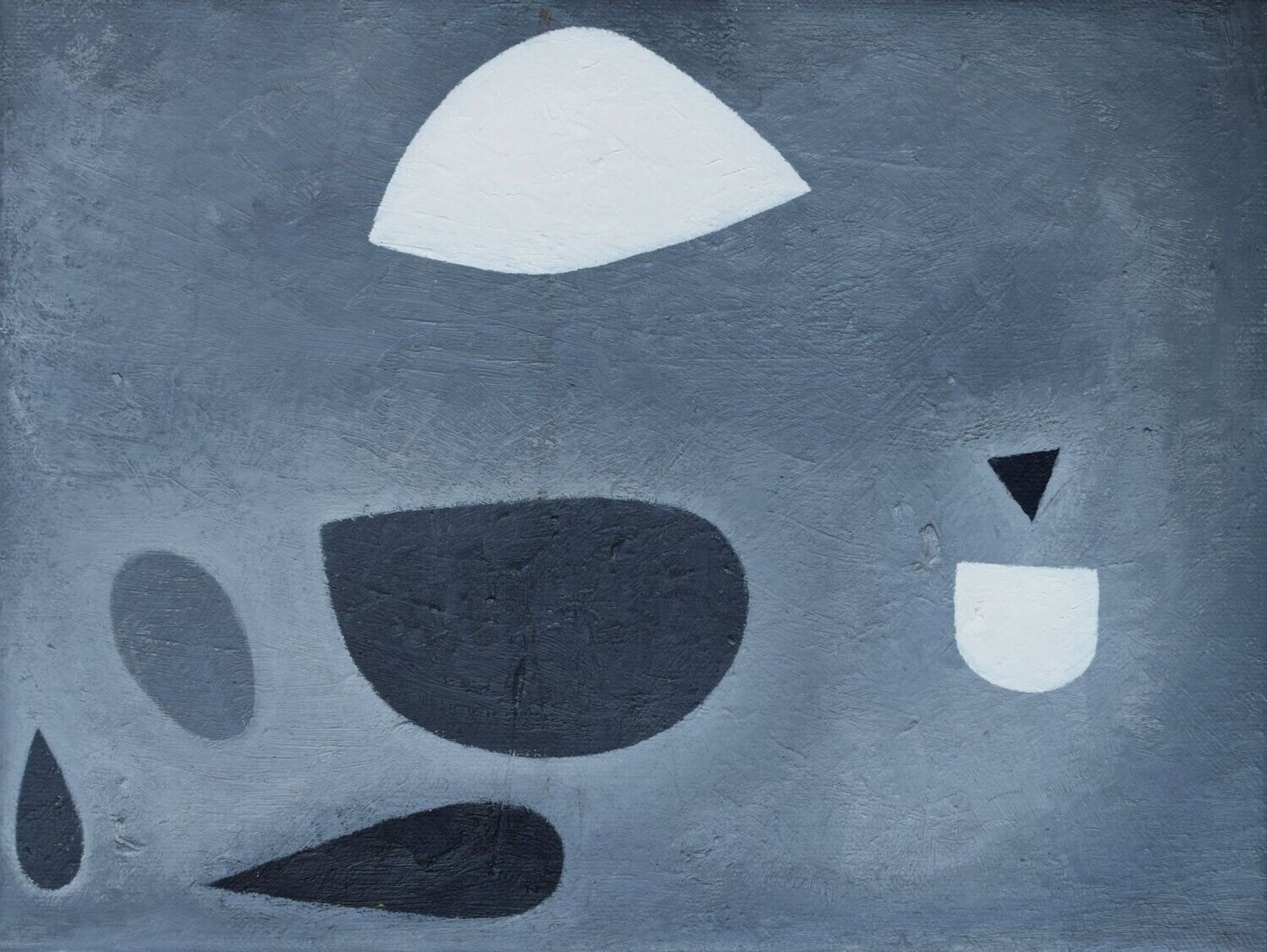Gray , Oil  Paintings   on canvas with wooden frame // Size : ca. 30 x 40 x 4 cm,