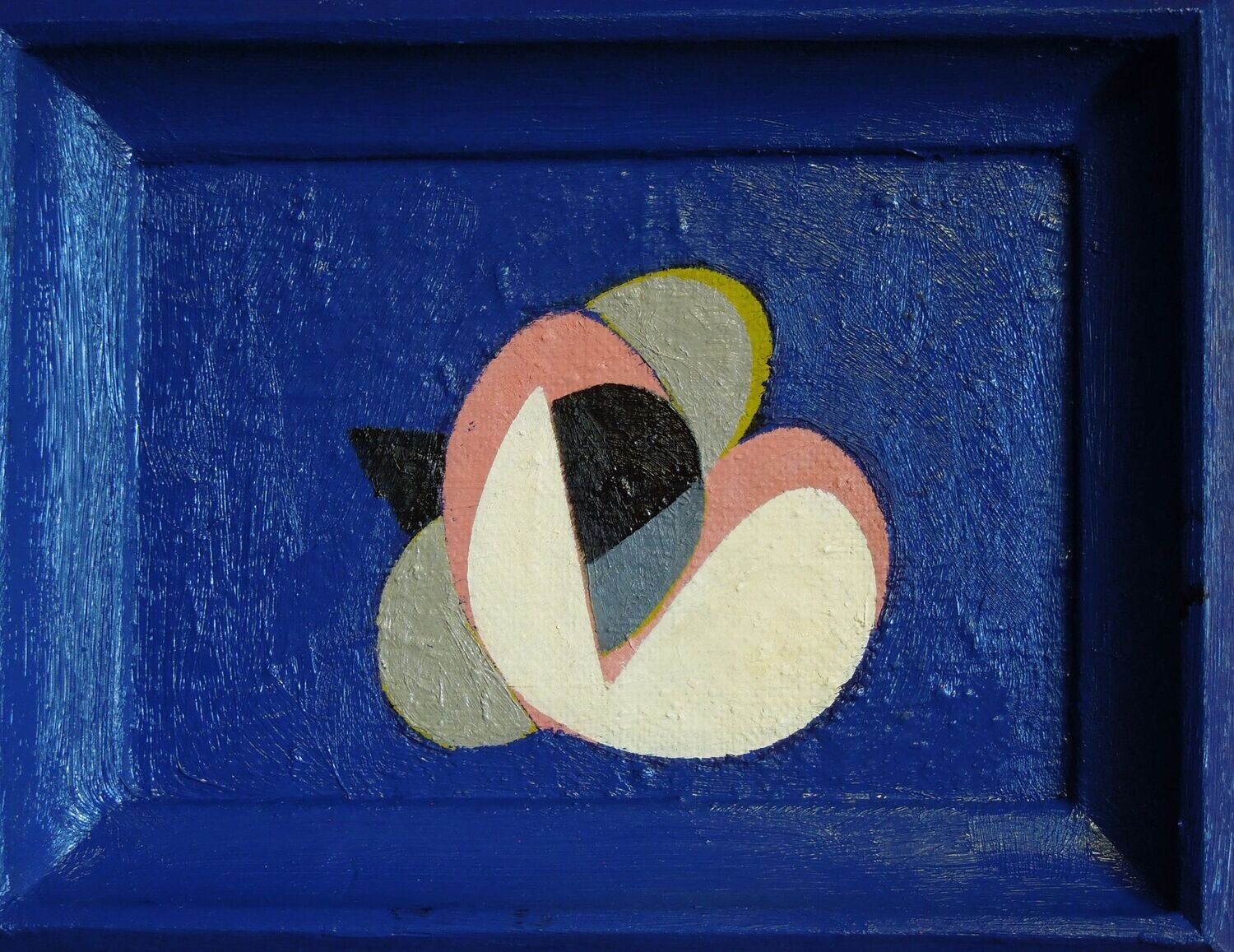 Oil Painting / Light as form Abstract // ize : ca. 20 x 30 x 4 cm,