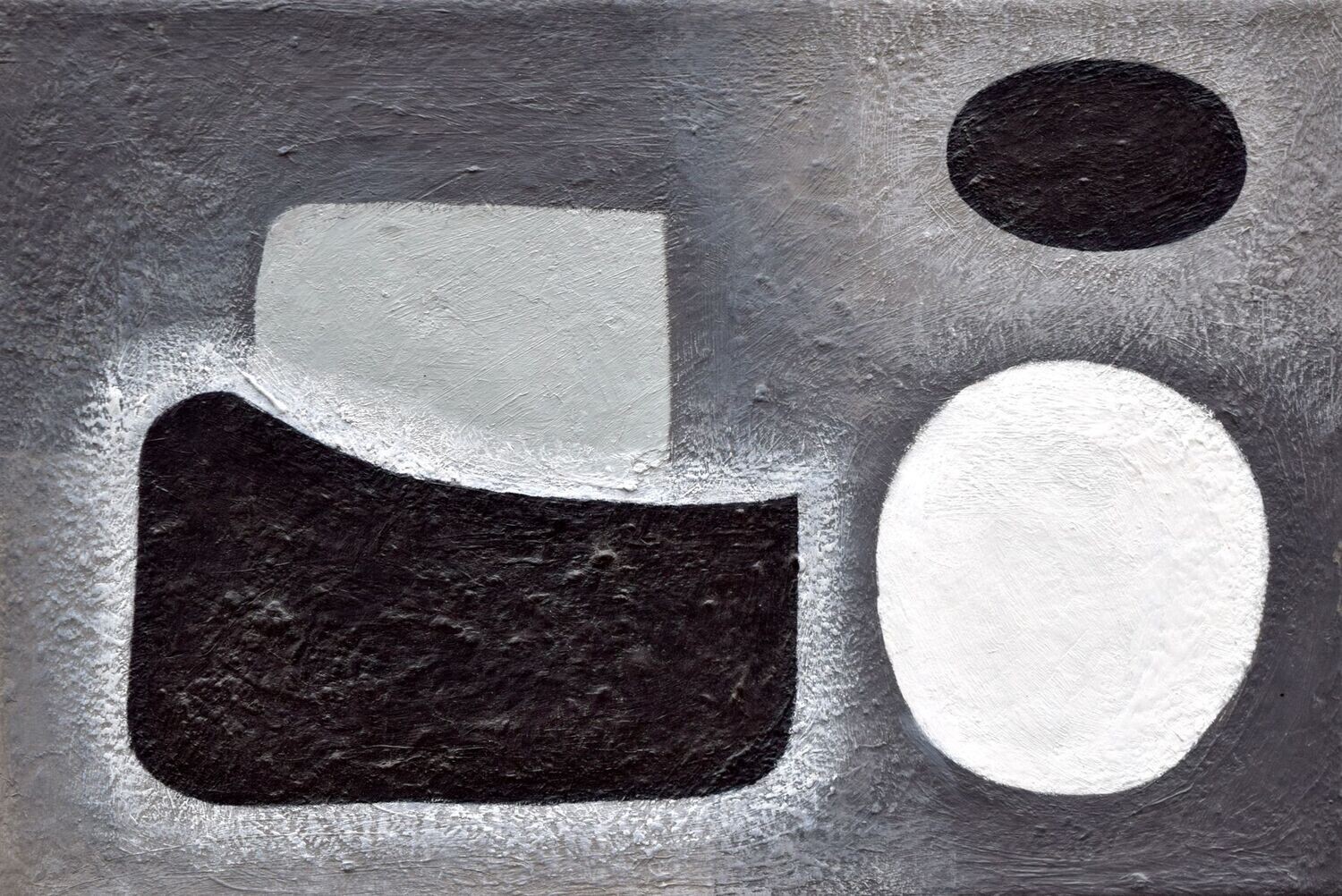 Oil Painting / Light as form Abstract  Painting  //Size : ca. 20 x 30  x 3 cm,