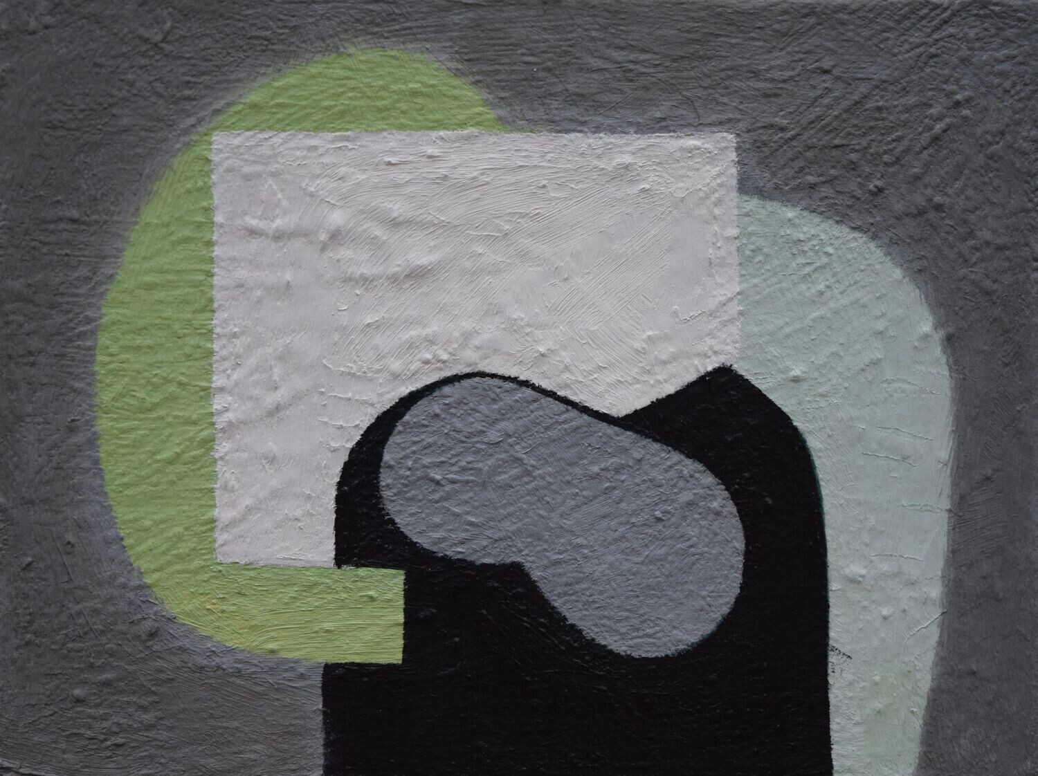 Oil Painting / Light as form Abstract Figurative Painting  //Size : ca. 15 x 20 x 4 cm,