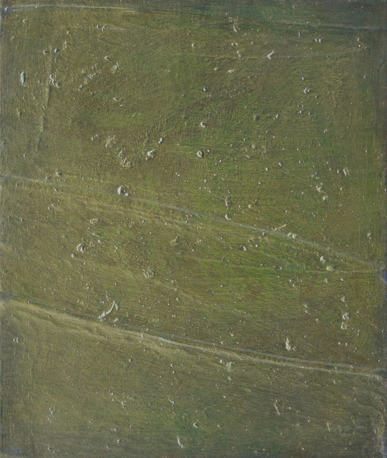 Collage  Clothes, Acrylic  With powder color pigment on Canvas on a wooden frame // Size : ca. 40 x 50 x 4 cm,